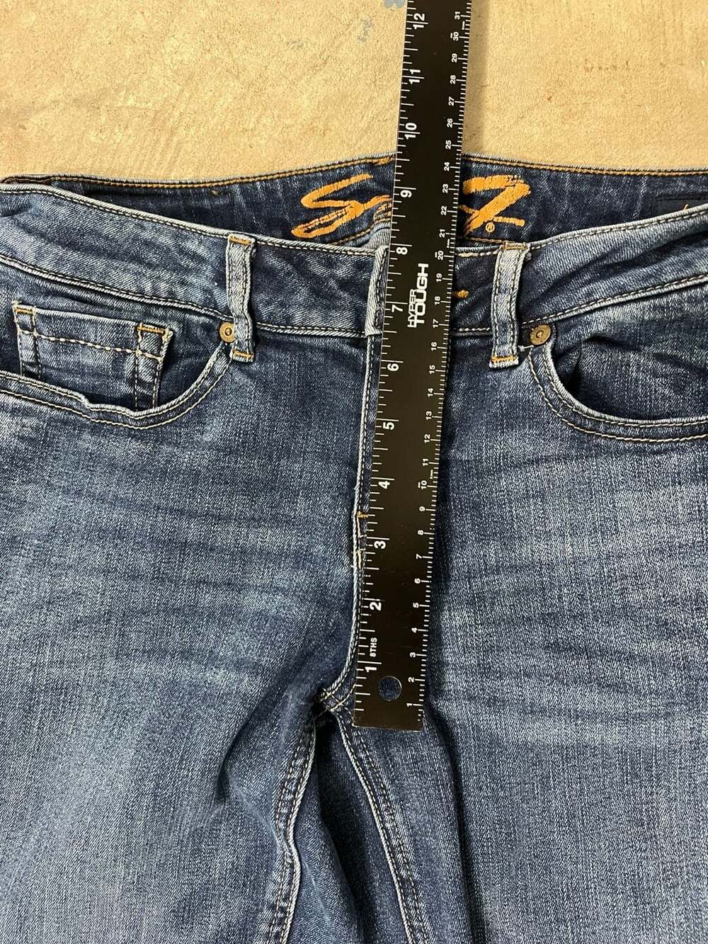 Vintage Y2K Seven7 Low Rise Bootcut Flare Jeans Women’s Size 8 - Picture 6 of 8